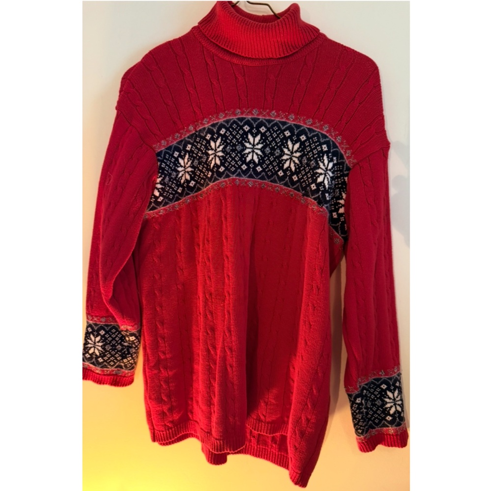 Jeanne Pierre Women's Red Sweater